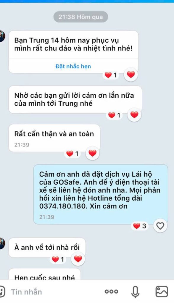 Dịch Vụ Lái Xe Hộ TP Hồ Chí Minh